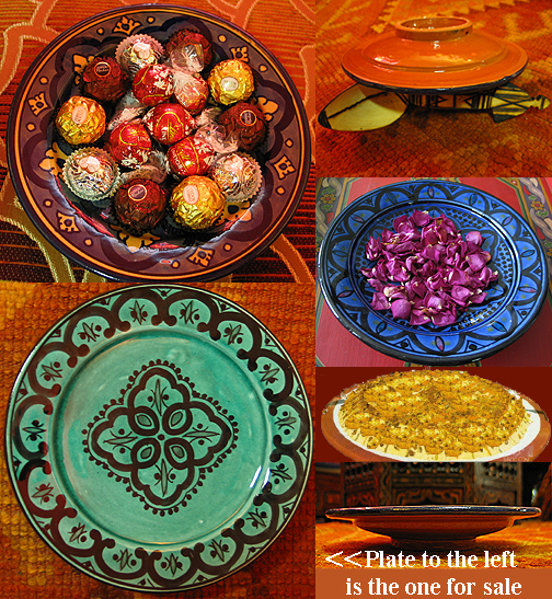Moroccan Safi Plate # 1164