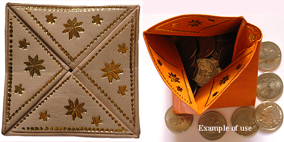 Moroccan Tan Coin wallet