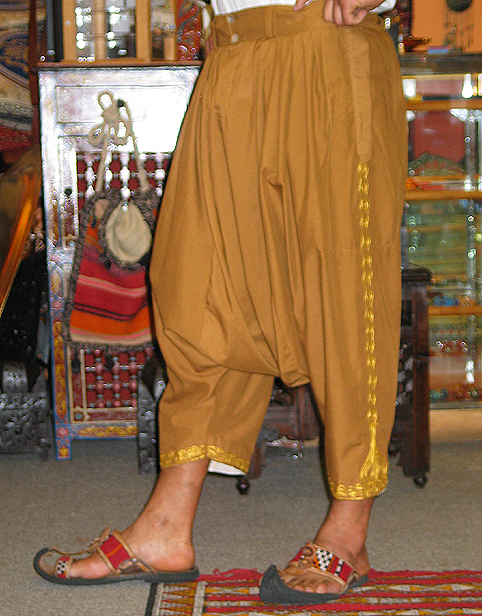 Moroccan Moroccan Baggy Pants- Light Brown ID1234