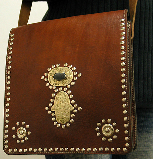 Moroccan Leather purse ID #1250