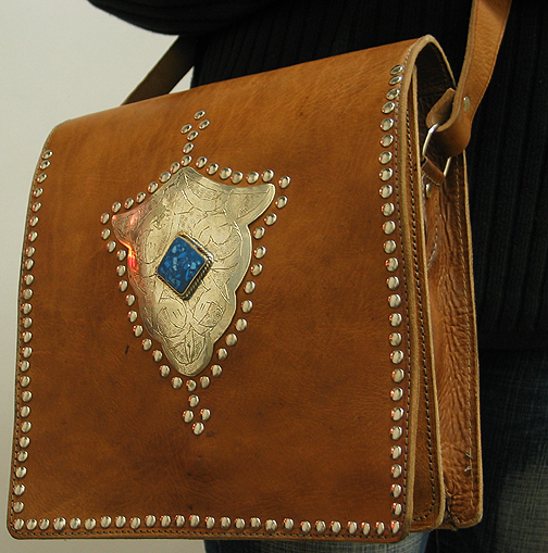 Moroccan Leather purse ID #1251