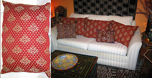 Moroccan Moroccan Tapestry pillow #156