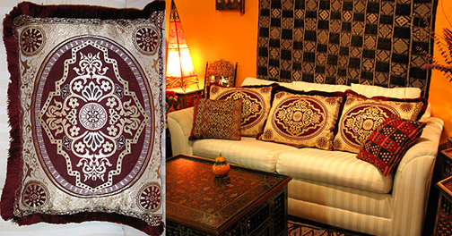 Moroccan Moroccan Tapestry pillow #158