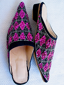 Moroccan Hot pink mozouna shoes