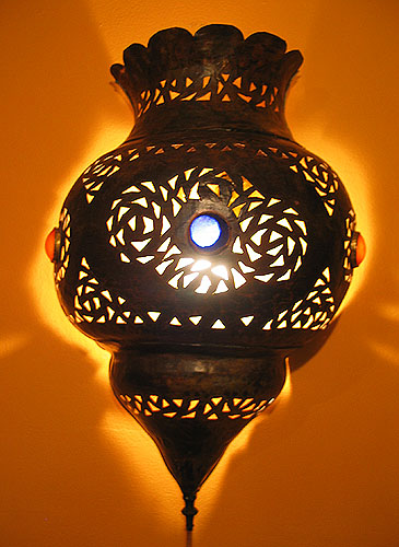 Moroccan Copper Sconce