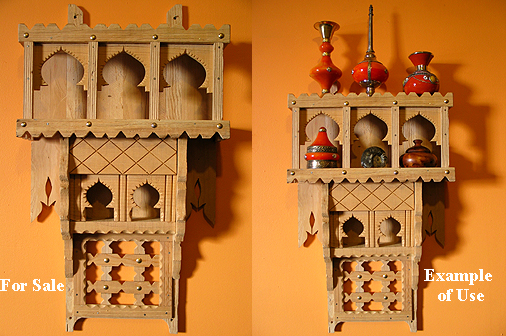 Moroccan Moroccan wood shelf #880 $15 OFF