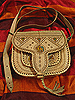 Natural leather purse