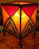 Orange Henna candleholder