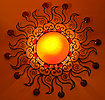 Sun/Moon Chandelier